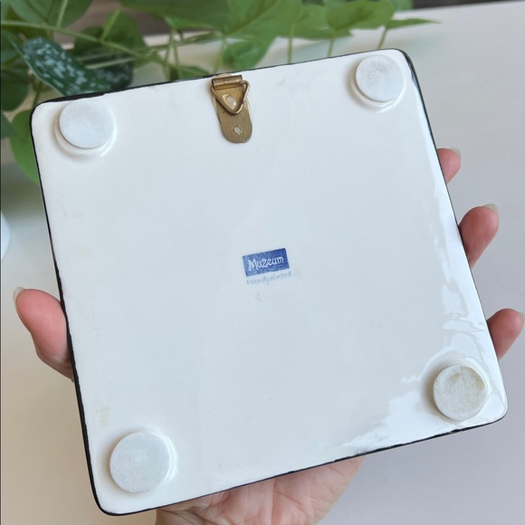 Vintage Muzeum Ceramic Picasso Style Abstract Wall Hanging Trivet - Picture 7 of 13